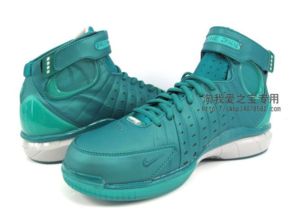 Nike Zoom Huarache 2k4 Emerald White 3