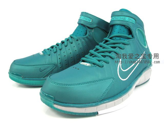 Nike Zoom Huarache 2k4 Emerald White 5