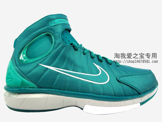 Nike Zoom Huarache 2k4 Emerald White 9