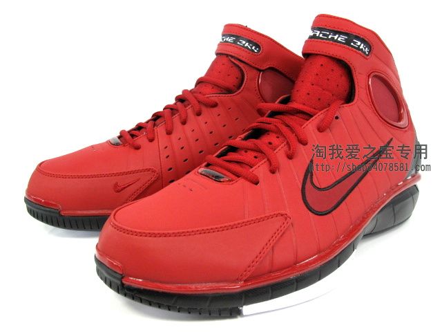 Nike Zoom Huarache 2k4 Red Black White 3