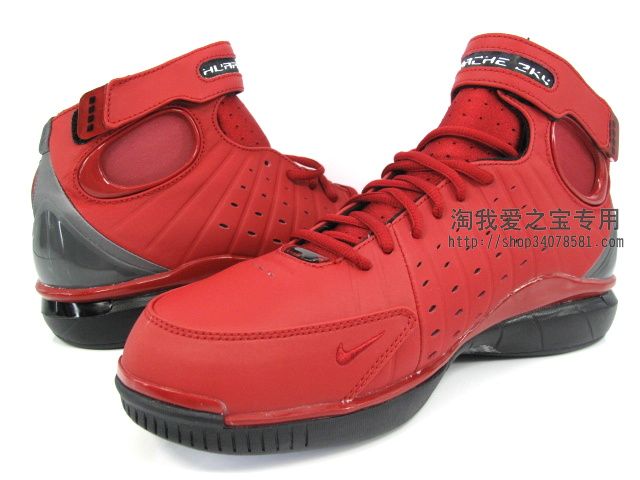 Nike Zoom Huarache 2k4 Red Black White 6