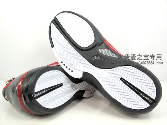 Nike Zoom Huarache 2k4 Red Black White 8