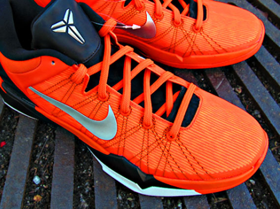 Nike Zoom Kobe Vii Orange Silver 1