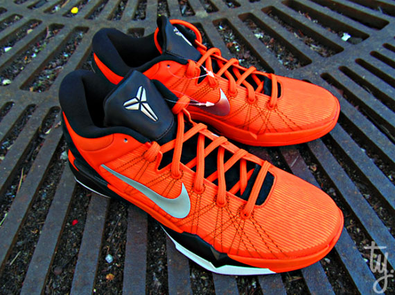 Nike Zoom Kobe Vii Orange Silver 2