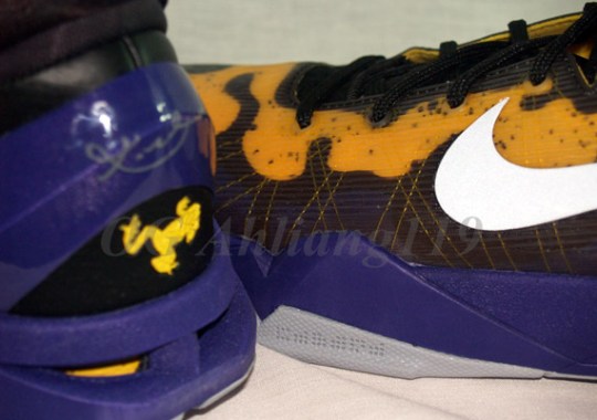 Nike Zoom Kobe VII 'Poison Dart Frog Lakers' - Tag | SneakerNews.com