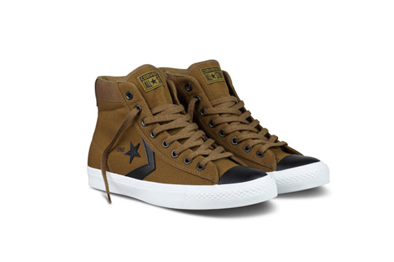 Кожаные кроссовки converse vltg mid