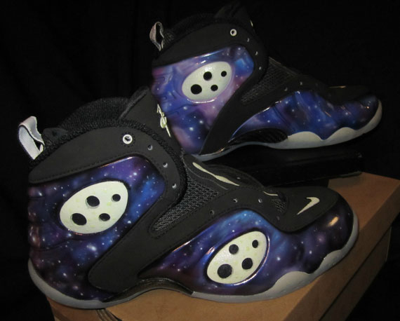 Nike Zoom Rookie LWP - Glow In The Dark 'Galaxy' Customs - SneakerNews.com