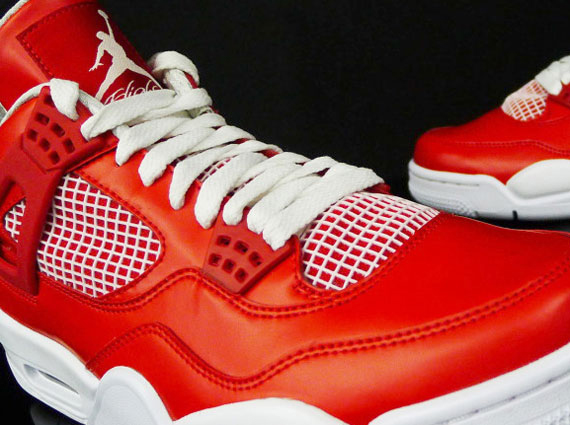 Air Jordan Iv Red White 1