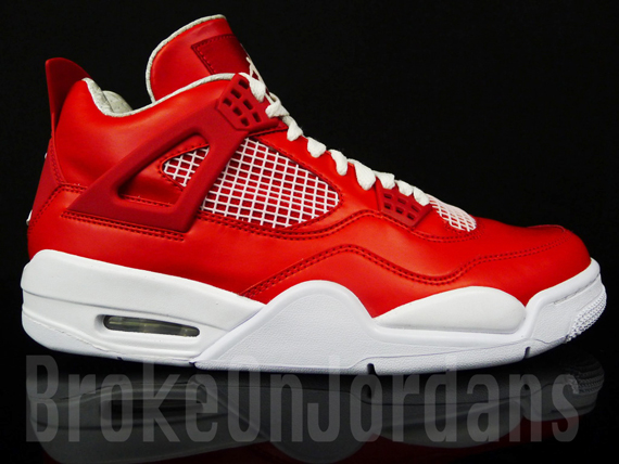 jordan 4 red white