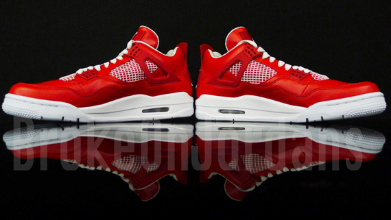 Air Jordan Iv Red White 3