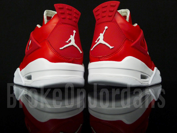 Air Jordan Iv Red White 6