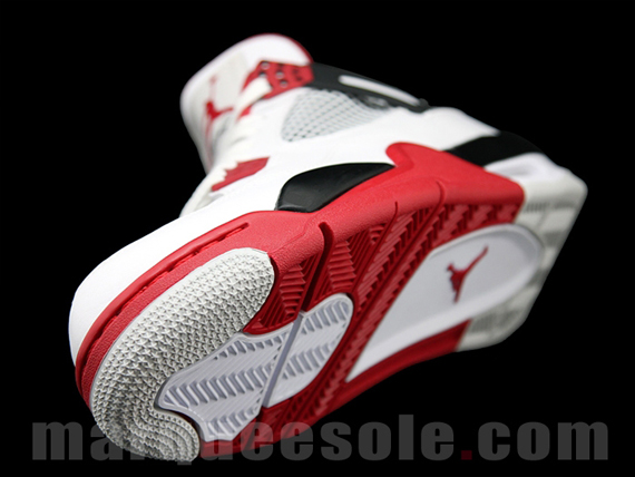 Air Jordan Iv White Varsity Red Black 2012 2
