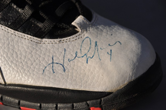Air Jordan X - Harold Miner Autographed PE 