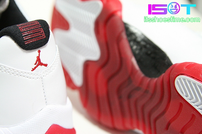 air-jordan-xi-low-white-varsity-red-detailed-images-06 Air Jordan Xi Low White Varsity Red Detailed Images 06