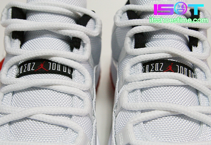 air-jordan-xi-low-white-varsity-red-detailed-images-12 Air Jordan Xi Low White Varsity Red Detailed Images 12