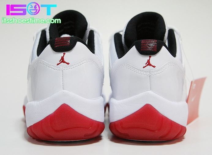 air-jordan-xi-low-white-varsity-red-detailed-images-15 Air Jordan Xi Low White Varsity Red Detailed Images 15