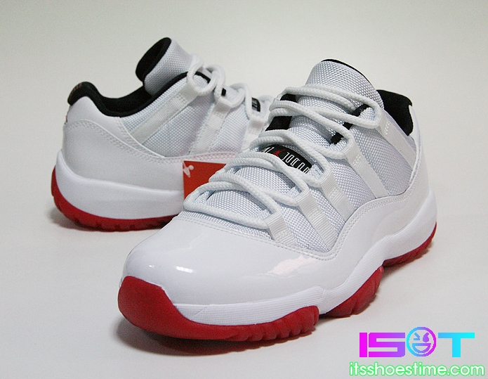 air-jordan-xi-low-white-varsity-red-detailed-images-19 Air Jordan Xi Low White Varsity Red Detailed Images 19