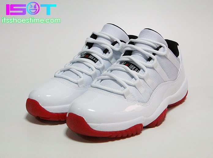 air-jordan-xi-low-white-varsity-red-detailed-images-20 Air Jordan Xi Low White Varsity Red Detailed Images 20
