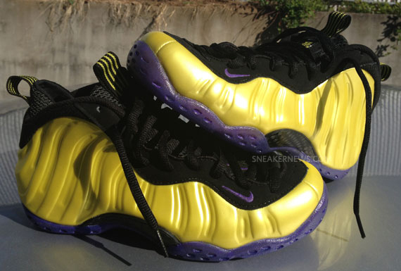 Foamposite Lakers Sole Swap 7