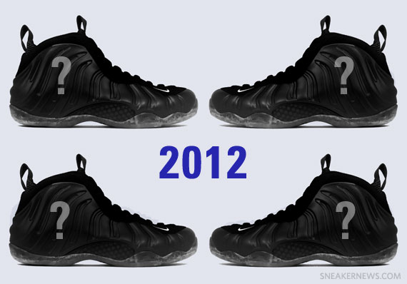 Four Nike Air Foamposites Confirmed For 2012