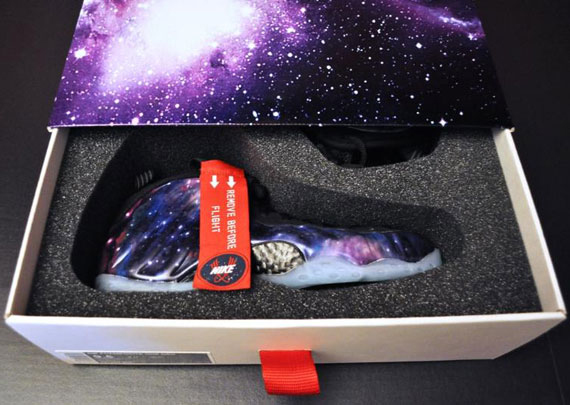 Nike Air Foamposite One 'Galaxy' Custom Shoebox