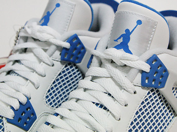 Air Jordan Iv Retro Military Blue Detailed Look Sneakernews Com