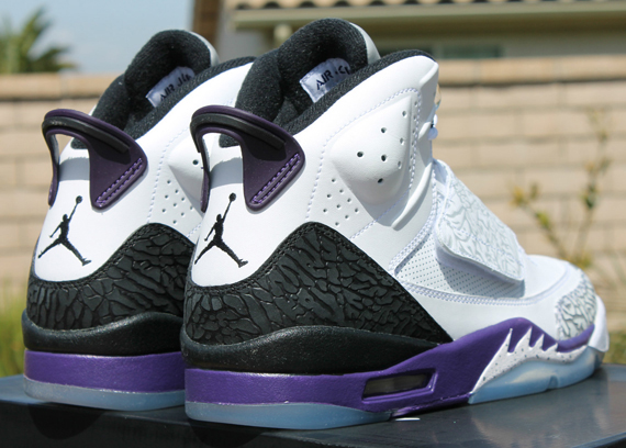 son of mars jordans purple