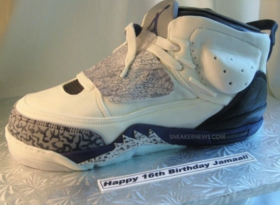 Jordan Son Of Mars Purple Sneaker Cake 6