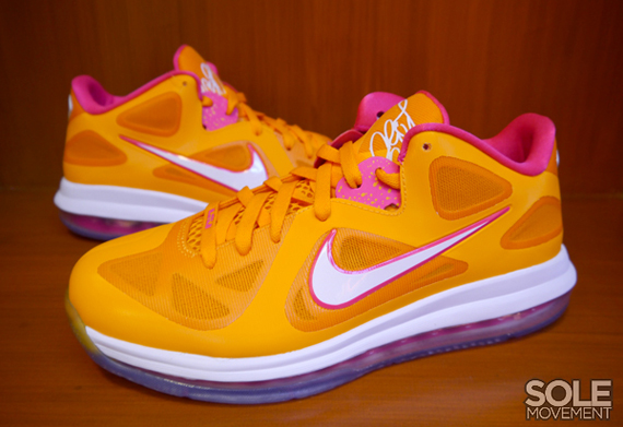 Lebron 9 Vivid Orange Cherry 4