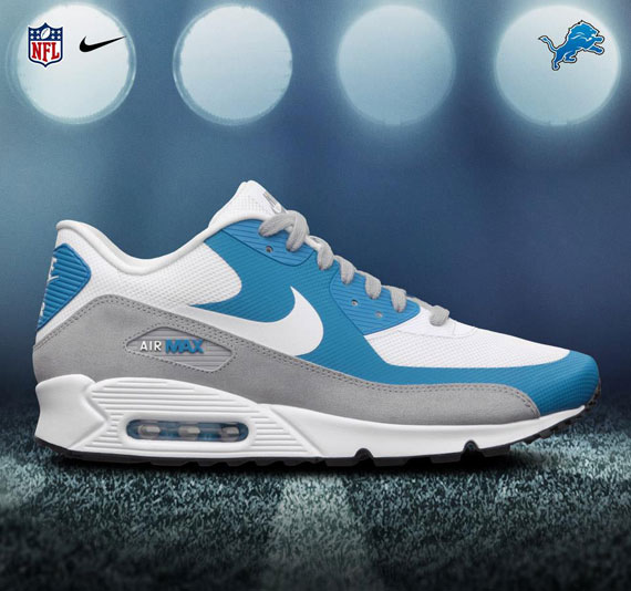 Nfl X Nike Air Max 90 Premium Lions