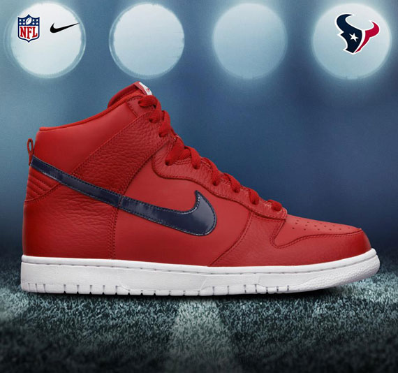 houston texan nfl nike dunks