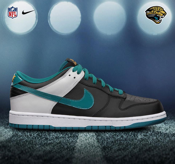 nfl x nike dunk low jaguars