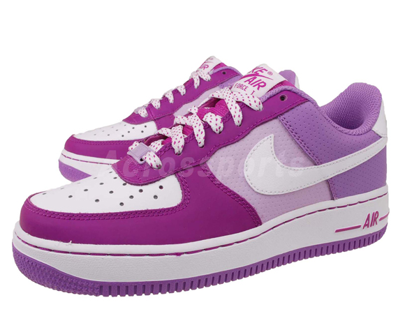Nike Af1 Gs Violet White 2