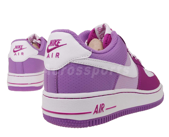 Nike Af1 Gs Violet White 3