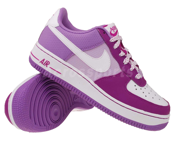 Nike Af1 Gs Violet White 4