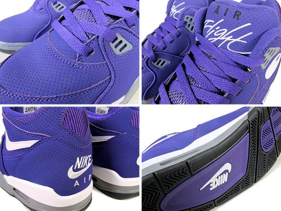 Nike Air Flight 89 HOH - Club Purple - White - Cool Grey