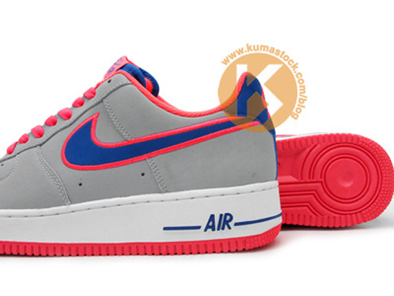Nike Air Force 1 Low Grey Hot Pink Royal 1