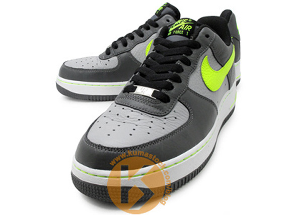 Nike Air Force 1 Low Grey Volt Black 2