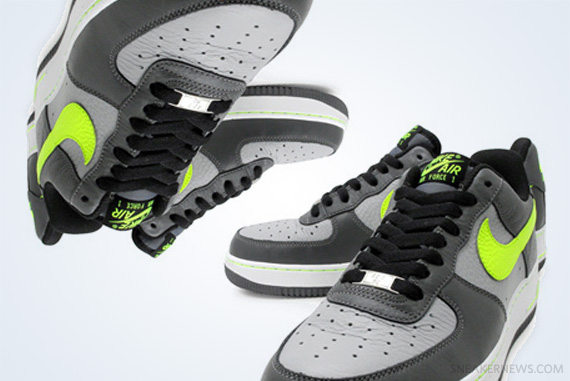 Nike Air Force 1 Low – Grey – Volt – Black