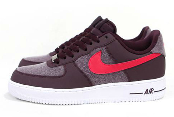 Nike Air Force 1 Low - Wine - Pink - White