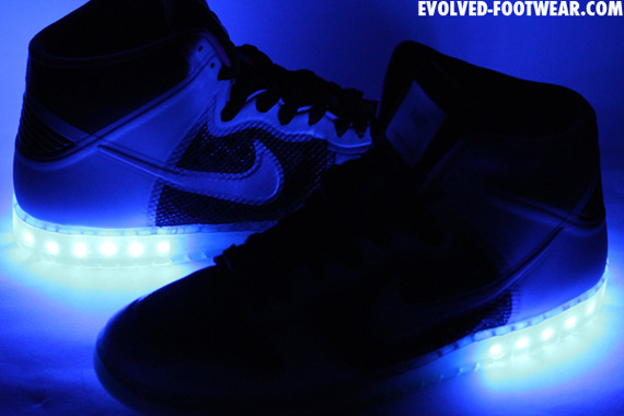 Nike Dunk High Id Hyperfuse Light Up Customs 4