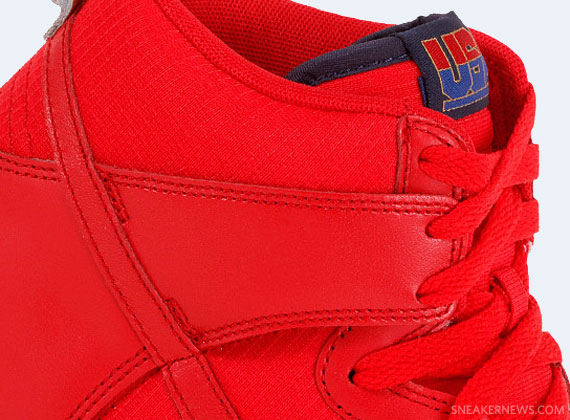 Nike Dunk High 'USAB' - University Red