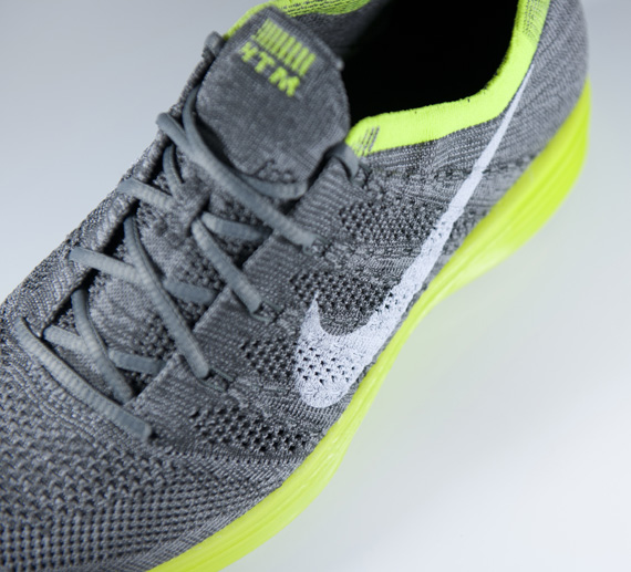 Nike Htm Flyknit Trainer Grey Volt 1