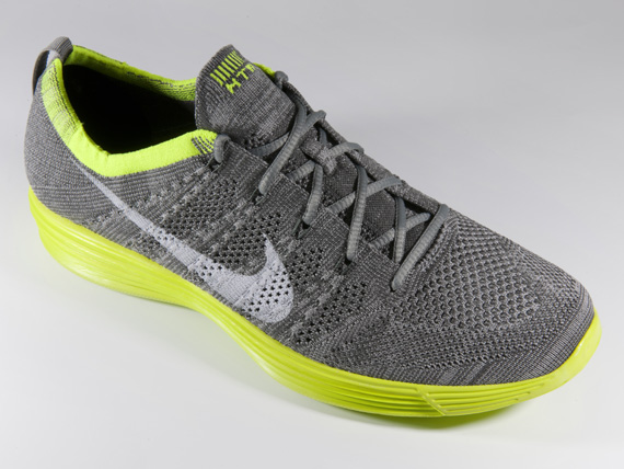 Nike Htm Flyknit Trainer Grey Volt 2