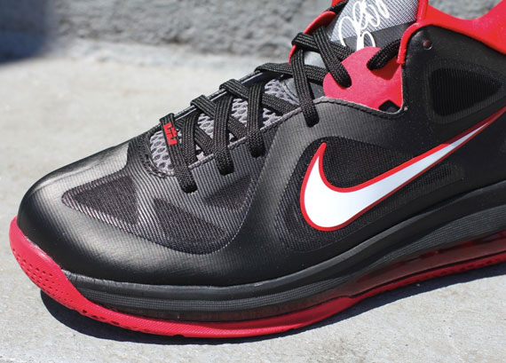 Nike LeBron 9 Low – Black – Sport Red – White | Available