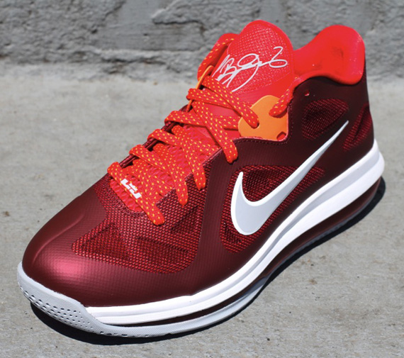 Nike Lebron 9 Low Challenge Red Grey Oneness 3