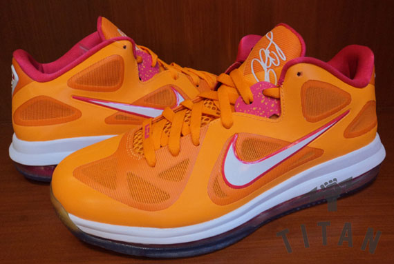 Nike Lebron 9 Low Vivid Orange Cherry 2