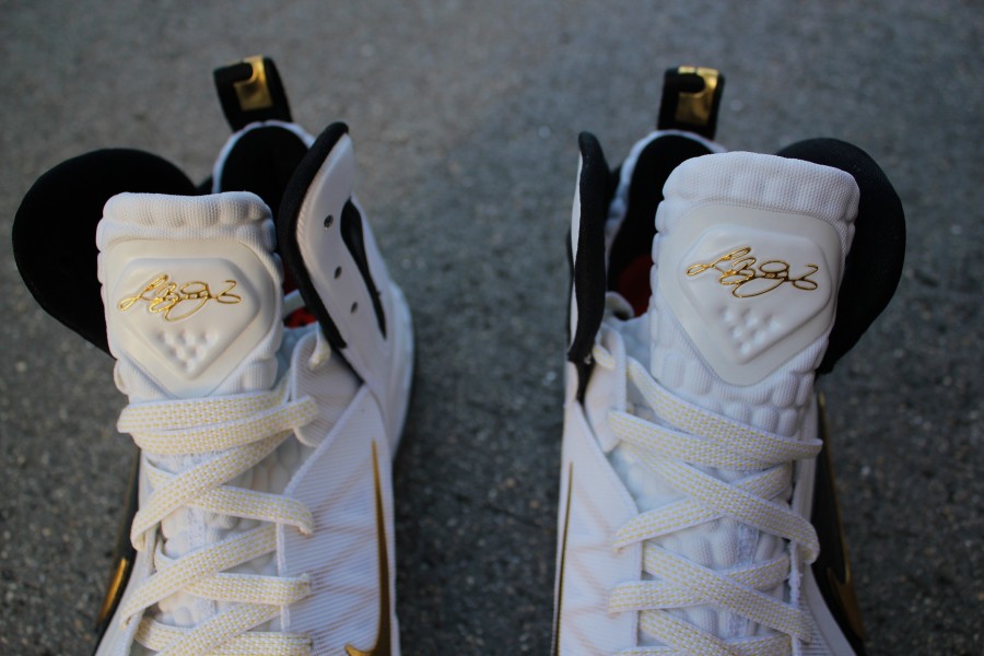 nike-lebron-9-ps-elite-home-white-gold-3 Nike Lebron 9 Ps Elite Home White Gold 3