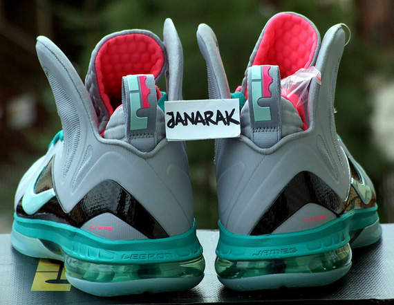 Online Sale 2015 Nike Lebron 9 PS Elite Wolf GreyMint Candy New 