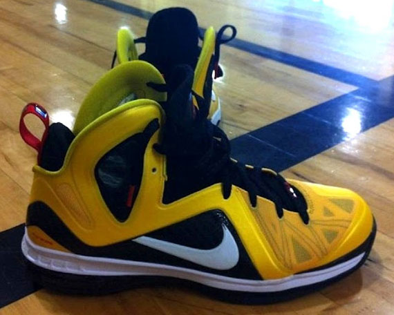 Nike Lebron 9 Ps Elite Varsity Maize Black White